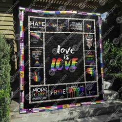 Love Is Love Quilt Blanket Ylt6  Quilt and Home Decor