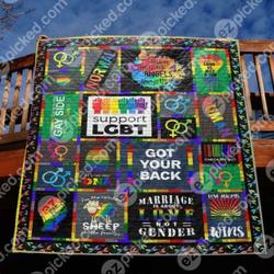 Love Is Not A Sin Quilt Blanket Aq55  Quilt and Home Decor