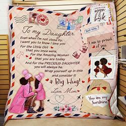 Love Letter To Daughter From Black Mom Quilt Blanket Lha1142Q and Home Decor