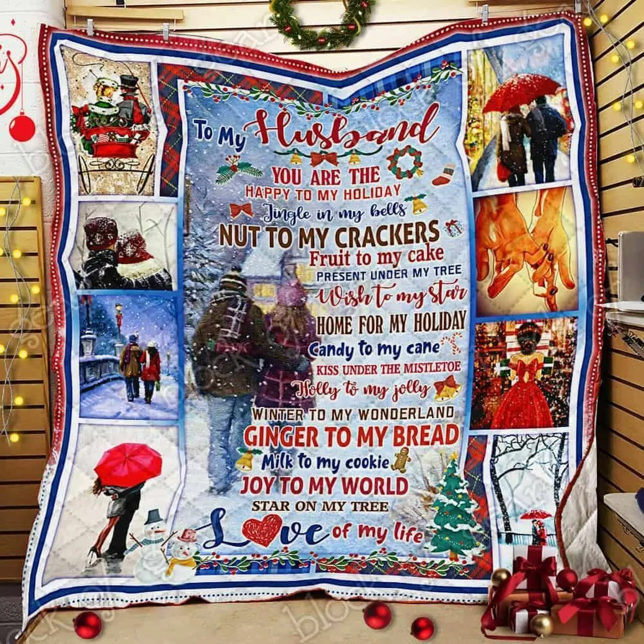 Love Of My Life Christmas Hur Quilt Bevryu and Home Decor