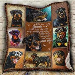 Love Of Rottweiler Hur Quilt rh and Home Decor