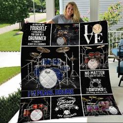 Love Pearl Drums Like Quilt Hzy and Home Decor