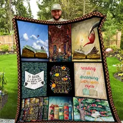 Love Reading Washable Quilt P70 and Home Decor