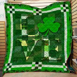 Love Shamrock Quilt and Home Decor