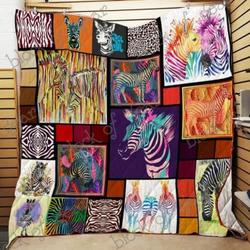 Love Zebra Cl2100313Mdq Quilt Blanket and Home Decor
