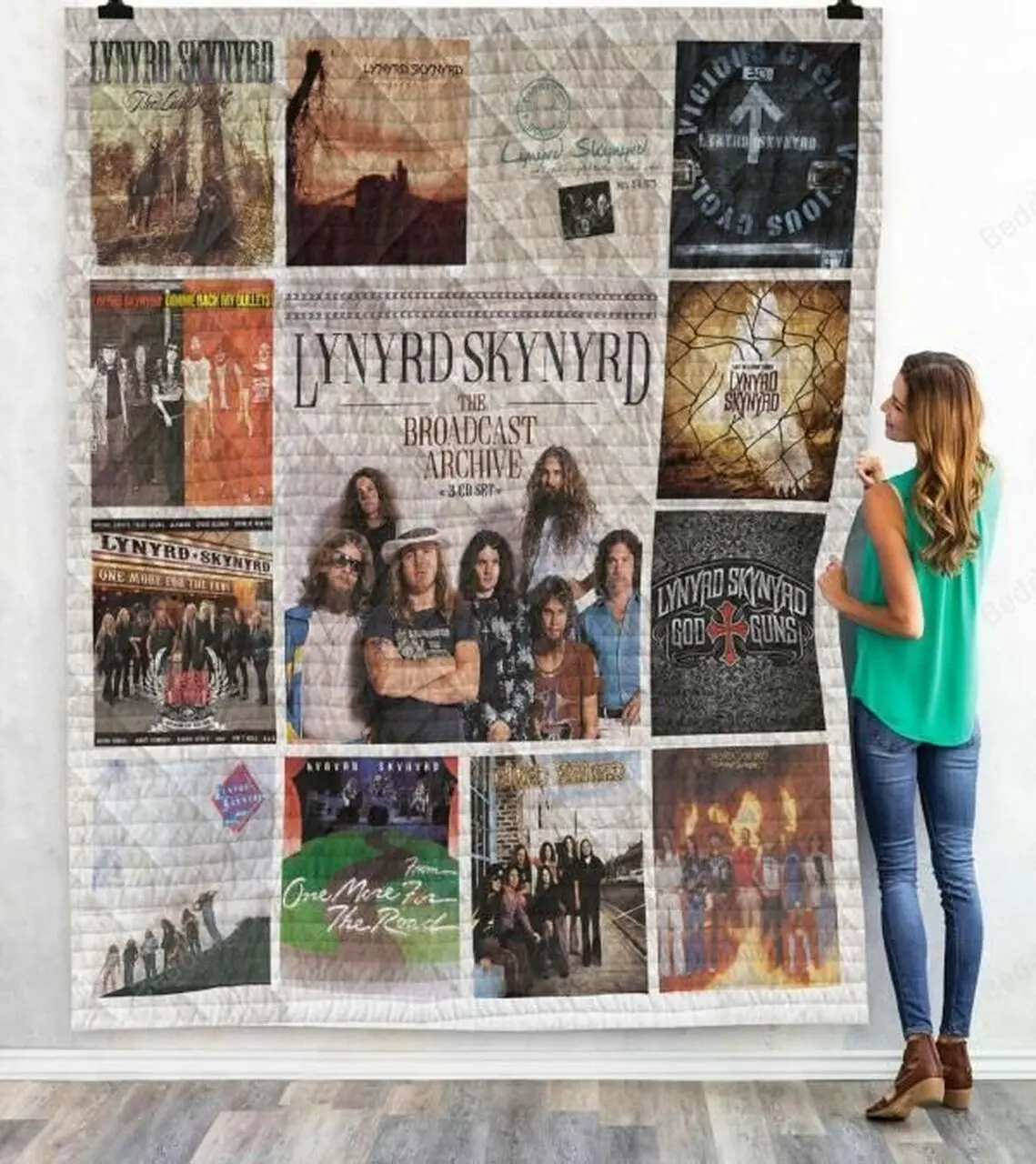 Lynyrd Skynyrd 02 Quilt Blanket and Home Decor