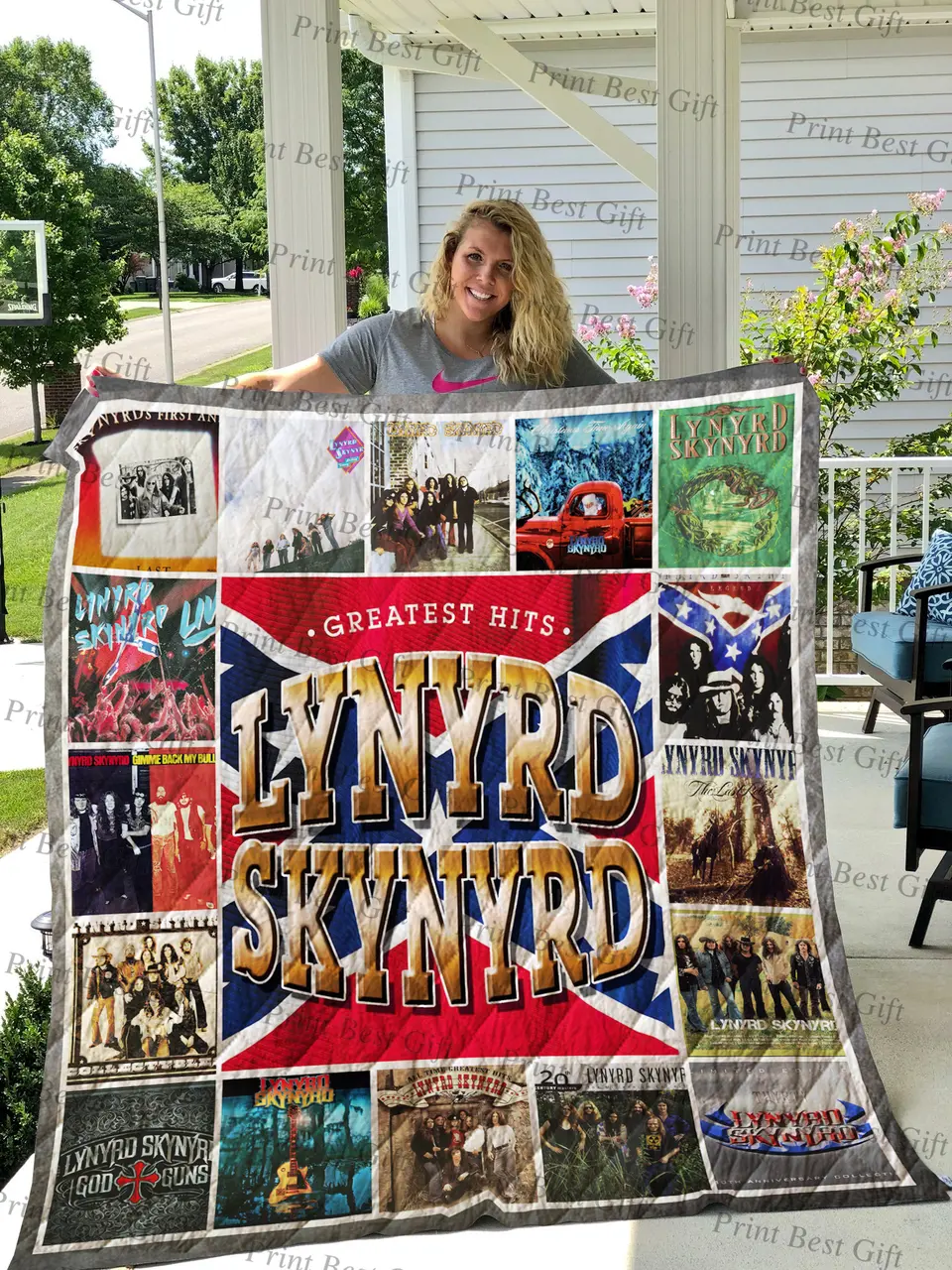 Lynyrd Skynyrd Albums Cover Poster Quilt 2 and Home Decor