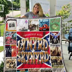 Lynyrd Skynyrd Albums Cover Poster Quilt 2 and Home Decor