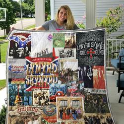 Lynyrd Skynyrd Albums Cover Poster Quilt Blanket Ver 4 and Home Decor