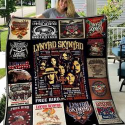 Lynyrd Skynyrd Quilt Blanket Hvt100605  Quilt and Home Decor