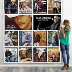 M Alan Jackson Quilt Blanket 01 and Home Decor