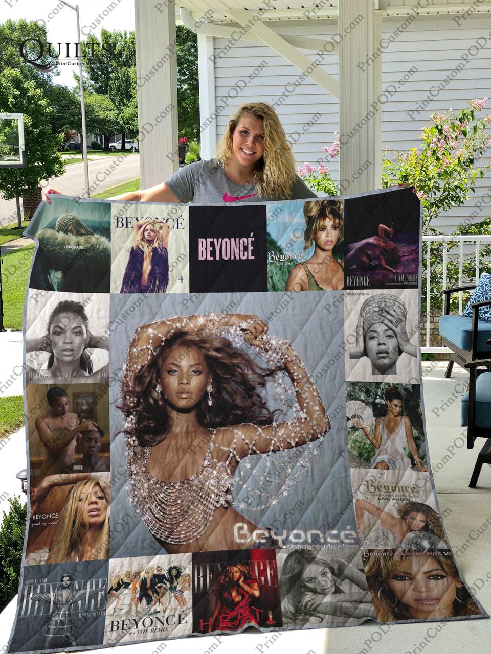 M-Beyonc Knowles Albums Quilt Blanket For Fans Ver 17 and Home Decor