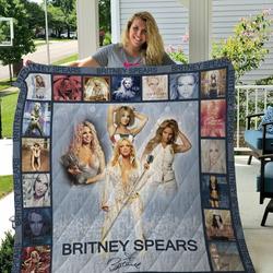 M Britney Spears Quilt Blanket and Home Decor