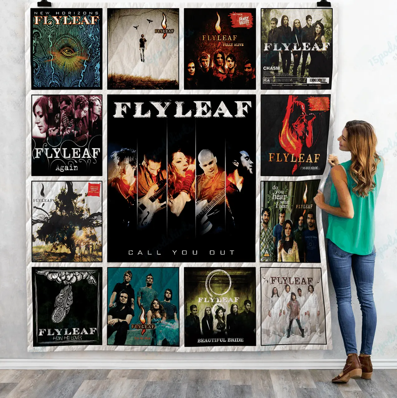 M Flyleaf Albums Quilt Blanket For Fans Ver 13 and Home Decor