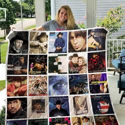 M Garth Brooks Quilt Blanket 0921 and Home Decor