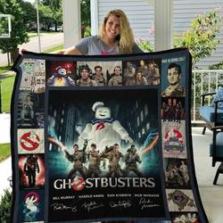 M Ghostbusters Quilt Blanket Ver 1 and Home Decor