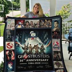 M Ghostbusters Quilt Blanket Ver 2 and Home Decor
