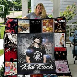 M Kid Rock Quilt Blanket Ver 1 and Home Decor