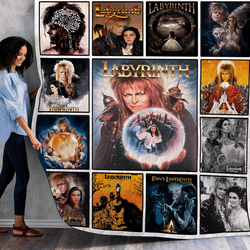 M Labyrinth Quilt Blanket For Fans New and Home Decor