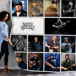 M Luke Combs Albums Quilt Blanket 01 and Home Decor