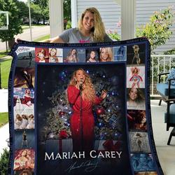 M Mariah Carey Quilt Blanket Ver 1 and Home Decor