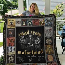 M Motorhead Quilt Blanket Ver 1 and Home Decor