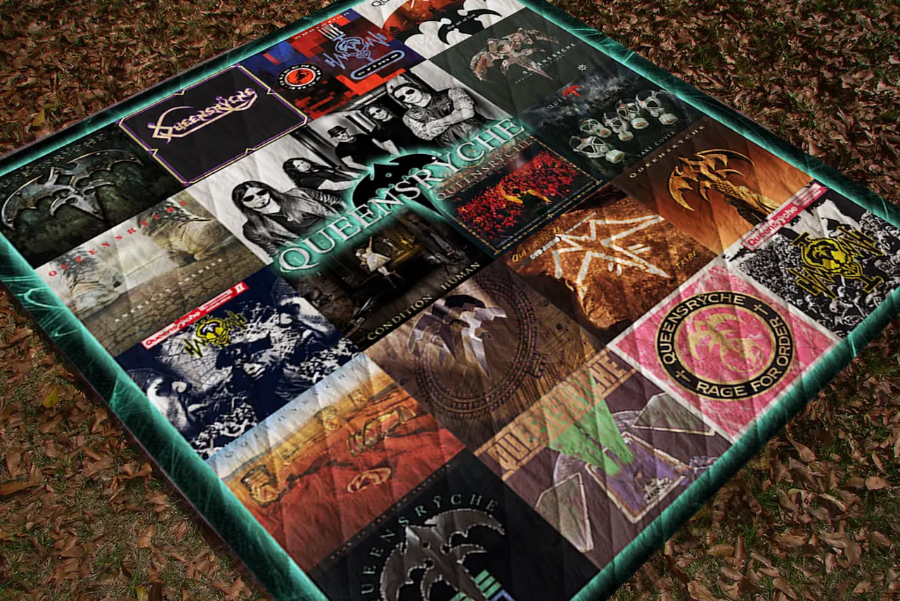 M- Queensrche Albums Quilt Blanket and Home Decor