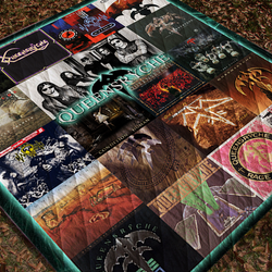 M- Queensrche Albums Quilt Blanket and Home Decor