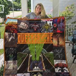 M- Queensrche Albums Quilt Blanket For Fans Ver 17 and Home Decor