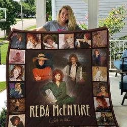 M Reba Mcentire Quilt Blanket Ver 1 and Home Decor