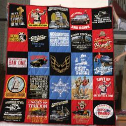 M - Smokey And The Bandit T-Shirts Quilt Blanket For Fans  Version 25 and Home Decor