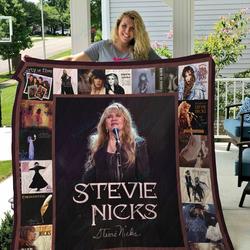 M Stevie Nicks Quilt Blanket Ver 2 and Home Decor