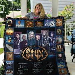 M Styx Quilt Blanket Ver 1 and Home Decor