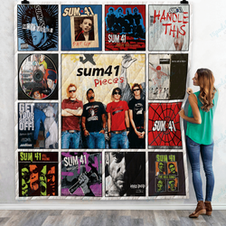 M Sum 41 Albums Quilt Blanket For Fans Ver 13 and Home Decor