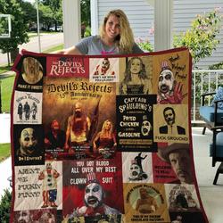 M The Devil S Rejects Quilt Blanket and Home Decor