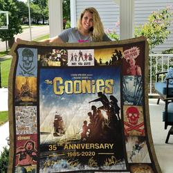M The Goonies Quilt Blanket Ver 2 and Home Decor