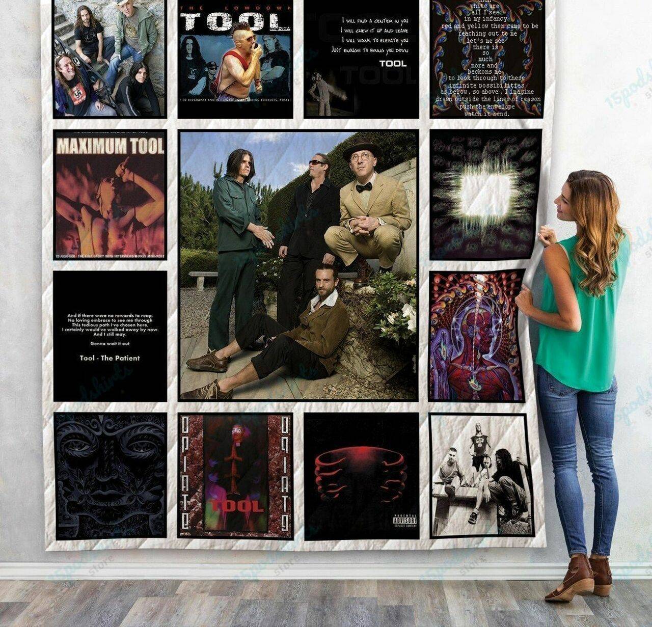 M Tool Band Quilt Blanket For Fans Ver 13 1 and Home Decor