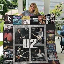 M U2 Quilt Blanket and Home Decor