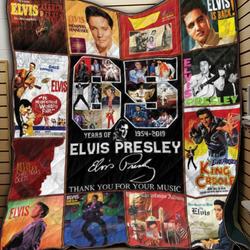 M290705 Elvis Presley Quilt Blanket  Quilt and Home Decor