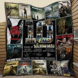 M290710 The Walking Dead Quilt Blanket  Quilt and Home Decor