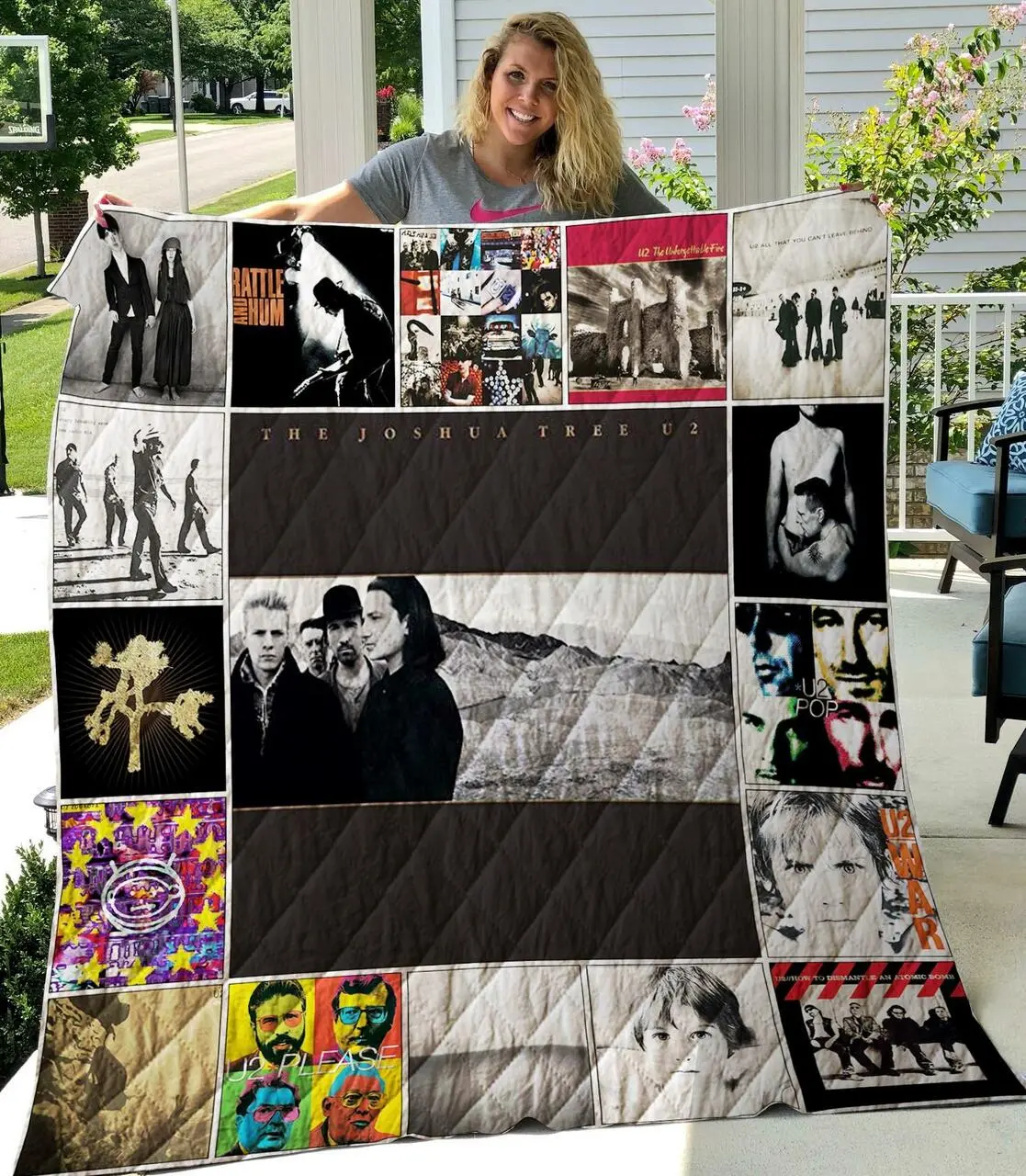 M290716 U2 Quilt Blanket Quilt and Home Decor