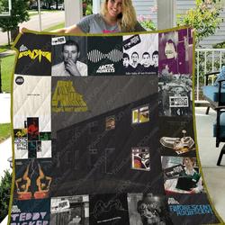 M300701 Arctic Monkeys Quilt Blanket  Quilt and Home Decor