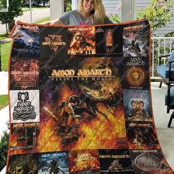 M300702 Amon Amarth Quilt Blanket  Quilt and Home Decor