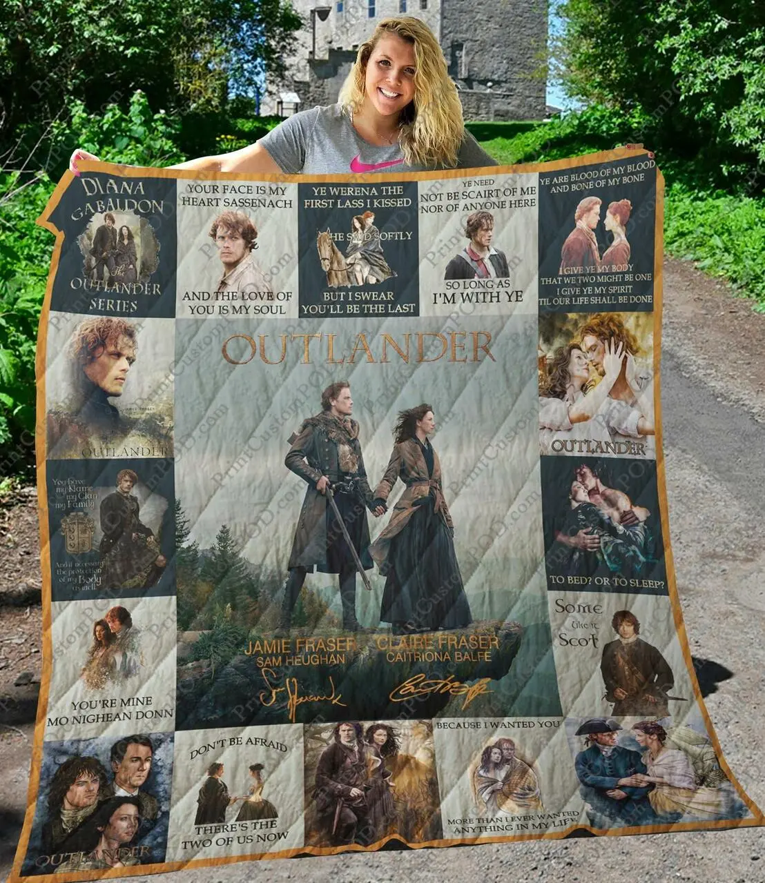 M310724 Outlander Quilt Blanket Quilt and Home Decor