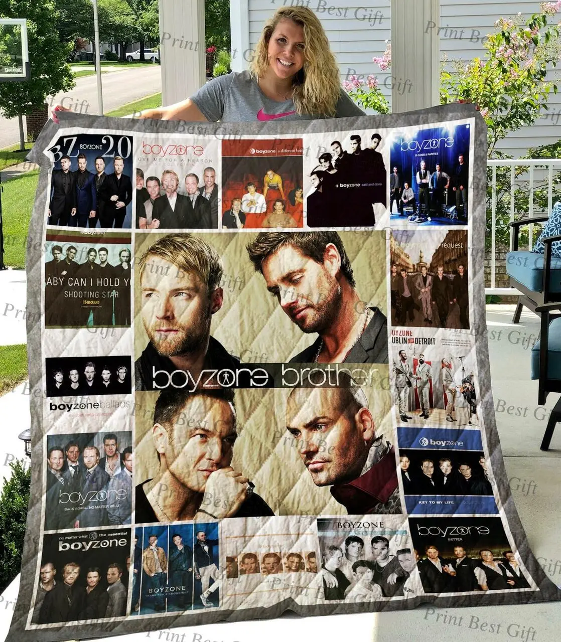 M310739 Boyzone Quilt Blanket Quilt and Home Decor