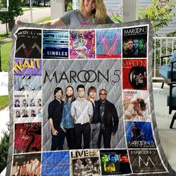 M310751 Maroon 5 Quilt Blanket  Quilt and Home Decor