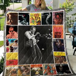M310755 Miles Davis Quilt Blanket  Quilt and Home Decor
