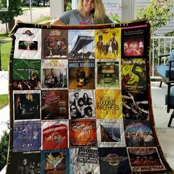 M310768 The Doobie Brothers Quilt Blanket  Quilt and Home Decor