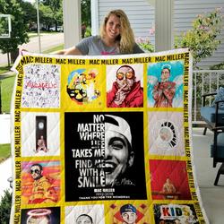 Mac Miller Custom Quilt Blanket Ver 2 and Home Decor