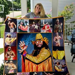 Macho Man Randy Savage All Season Plus Size Quilt Blanket and Home Decor